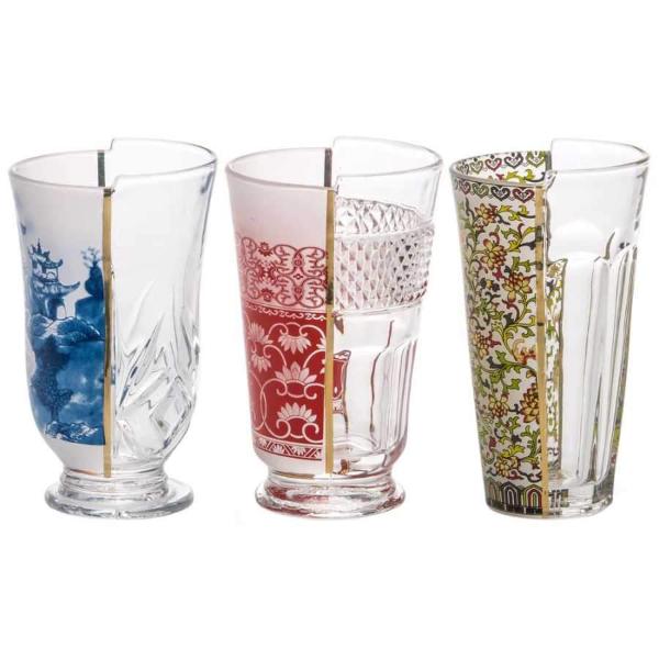 hybrid glasses - set of 3